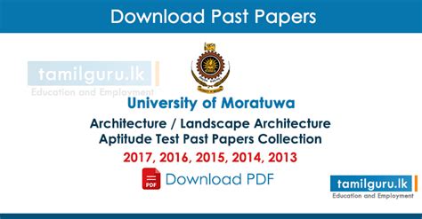 Read Architecture Aptitude Test Past Papers 