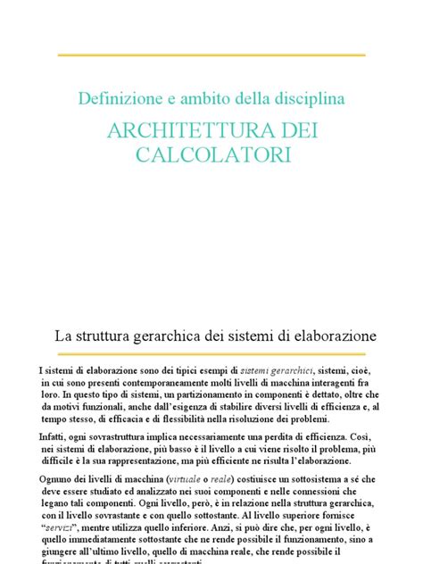 Full Download Architettura Dei Calcolatori 1 