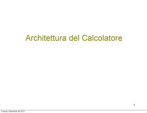 Download Architettura Dei Calcolatori 1 