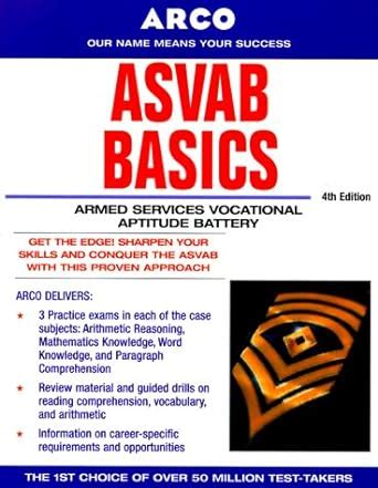 arco asvab basics 4th edition