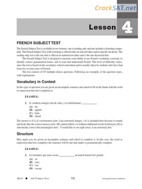 arco practice tests