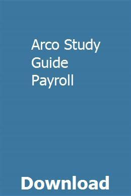 Arco Study Guide Maintenance