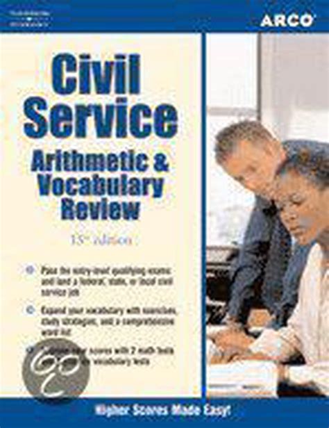 Full Download Arco Civil Service Arithmetic And Vocabulary Freeexampapers 