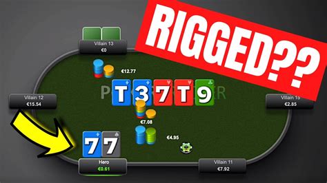 are online poker games rigged bnio