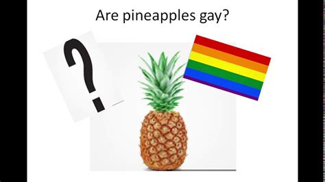 are pineapples gay