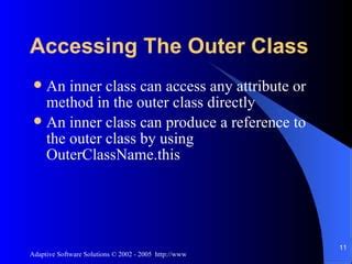 Are There Any Inner Classes In Python