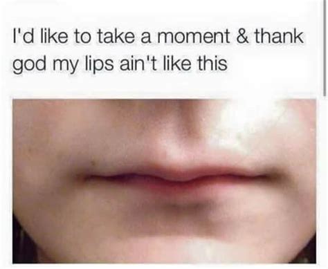 are thin lips a turn off color meme
