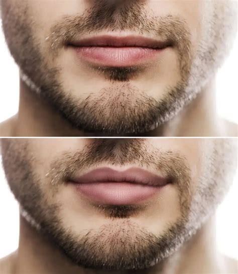 are thin lips attractive without hairstyles for men