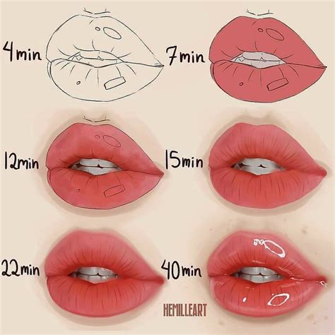 are thin lips cute drawing easy drawing