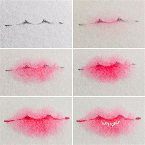 are thin lips cute drawing pictures cute