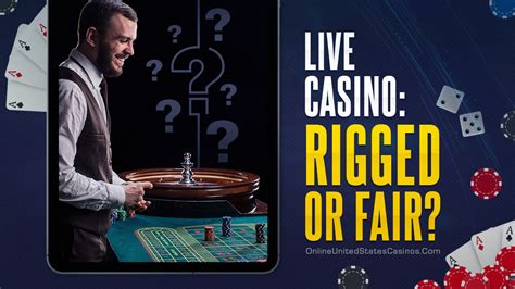 are live online casinos rigged