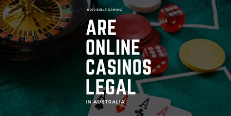 are online casinos legal in australia
