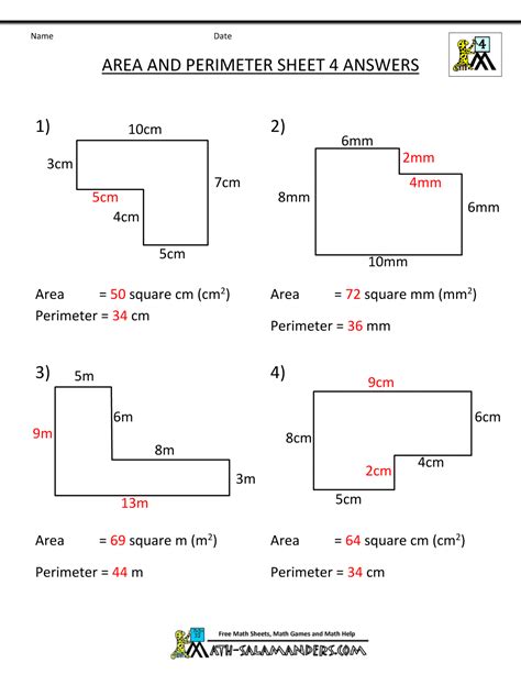 Area And Perimeter Dadsworksheets Com Area Perimeter Worksheet - Area Perimeter Worksheet