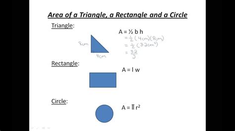 Area Calculator Circle Triangle Square Rectangle - Circle Triangle Square Rectangle