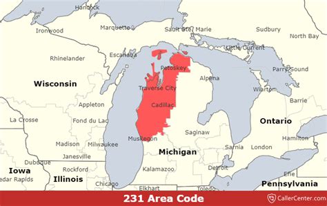 Area Code 231 Location