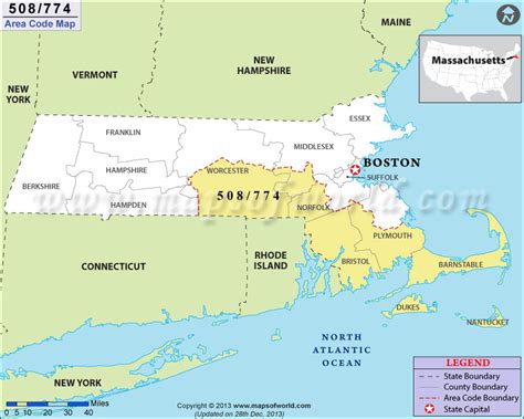 Area Code 508 Location