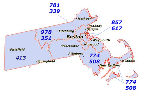 area code boston massachusetts