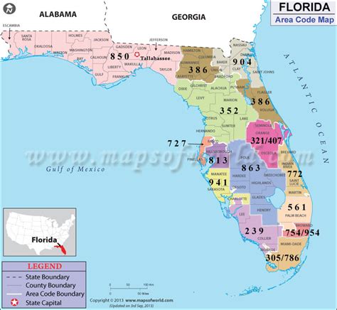 area code for florida orlando