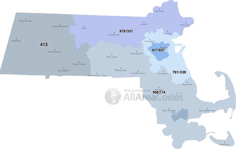area code massachusetts usa
