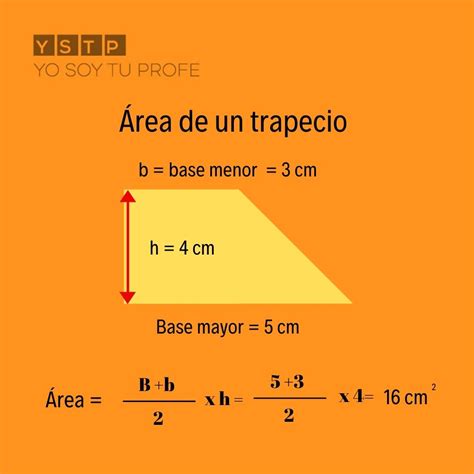 Area De Un Trapecio