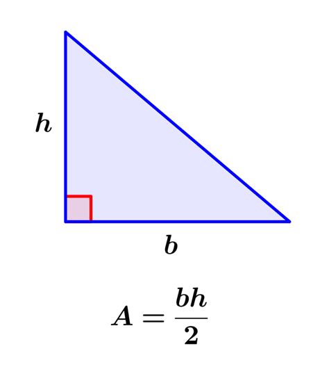 Area De Un Triangulo Rectangulo