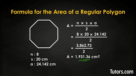 Area Of A Regular N Gon
