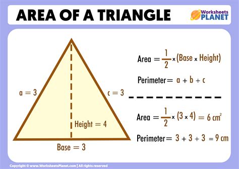 Area Of A Triangle Formula Trigonometry