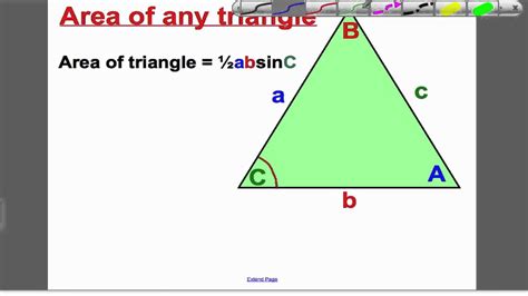 Area Of A Triangle Maths Tutor2u Area Of A Triangle Questions - Area Of A Triangle Questions