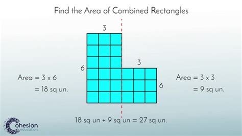 Area Of Combined Rectangles Tpt Area Of Combined Rectangles 4th Grade - Area Of Combined Rectangles 4th Grade