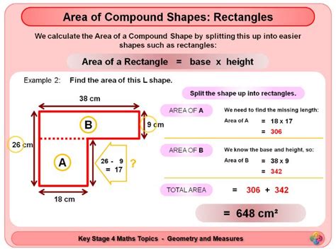 Area Of Compound Shapes With Rectangles Maths With Finding The Area Of Compound Shapes - Finding The Area Of Compound Shapes