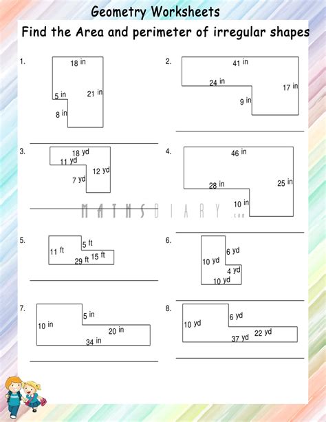 Area Of Irregular Shapes Worksheet Answers