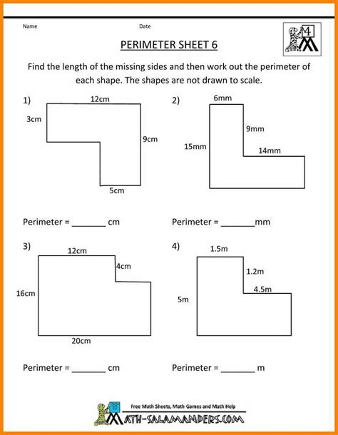 Area Of Irregular Shapes Worksheets Perimeter Of A House Worksheet - Perimeter Of A House Worksheet