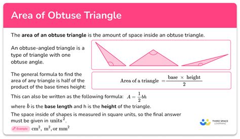 Area Of Obtuse Triangle Math Steps Examples Amp Area Of Obtuse Angled Triangle - Area Of Obtuse Angled Triangle