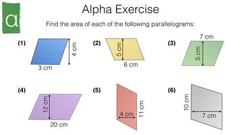 Area Of Parallelogram Questions With Solutions Byjuu0027s Area Of Parallelogram Worksheet Answers - Area Of Parallelogram Worksheet Answers