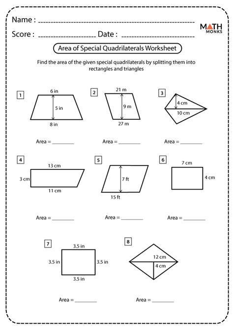 Area Of Quadrilaterals Worksheet Third Space Learning Area Of Quadrilateral Worksheet - Area Of Quadrilateral Worksheet