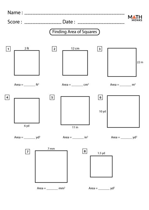 Area Of Squares Worksheets Math Worksheets 4 Kids Area Worksheet 4th Grade - Area Worksheet 4th Grade