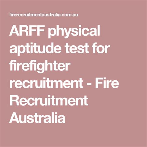 arff aptitude test
