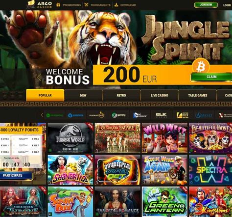 argo casino free spins ujrc belgium