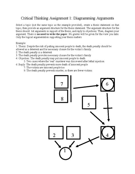 Arguments A 1 Critical Thinking Activities To Improve Writing Skills