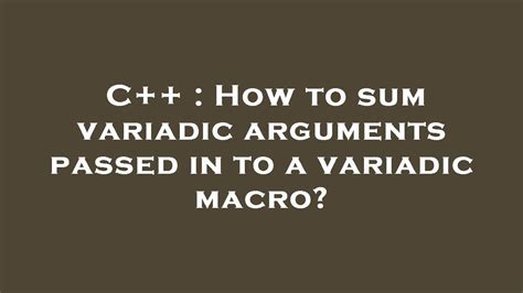 Arguments Passed To A Macro From Calc Are Always