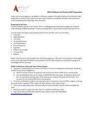 Argus Software Certification Asc Preparation