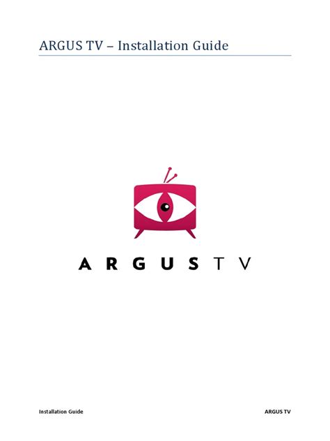 Full Download Argus Tv Xbmc Guide 