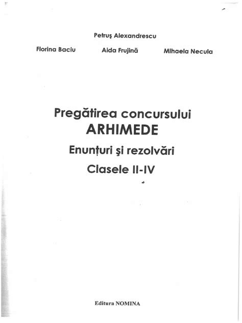 arhimede concurs premii