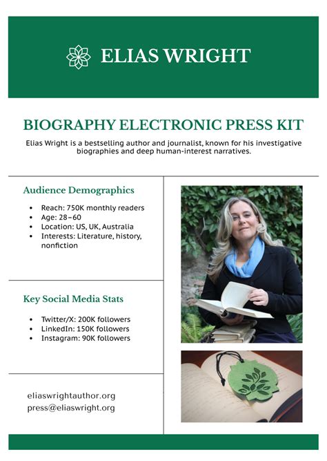 aric press biography template