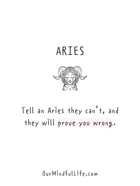 Aries Short Quotes