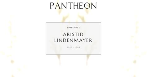 aristid lindenmayer biography