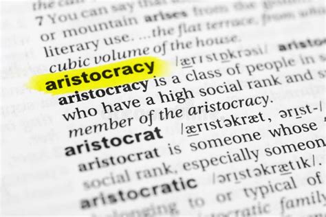 aristocratie Engelse definitie