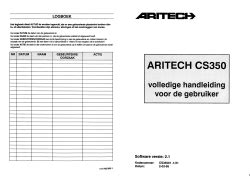 aritech cs350 installation manual