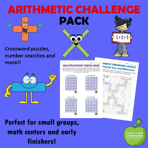Arithmetic Challenge Worksheets Infinity Math Creations Math Challenge Worksheets - Math Challenge Worksheets