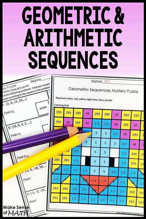 Arithmetic Sequences Activity And Geometric Sequences Activity Sequence Activities For 5th Grade - Sequence Activities For 5th Grade